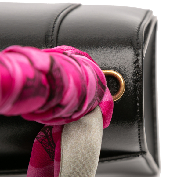 Pre-Loved Balenciaga Small Shiny Box Calfskin Hourglass Top Handle Bag - Picture 10 of 12